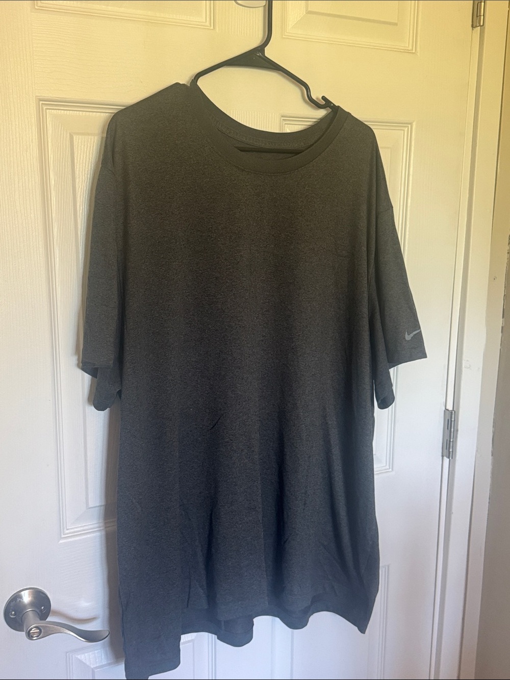 Nike Men's Dark Gray DriFit Short Sleeve Crew Tee